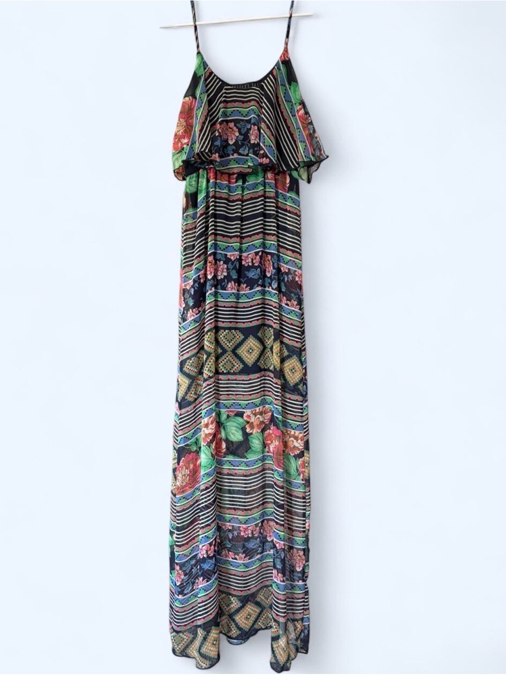 Potters pot flowy maxi dress